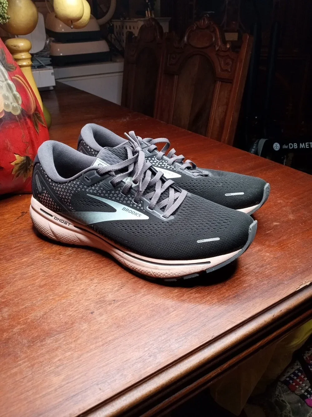 Brooks Ghost 14 Black Running Sneakers Shoes 91203561B02 Women's 11M Shoes